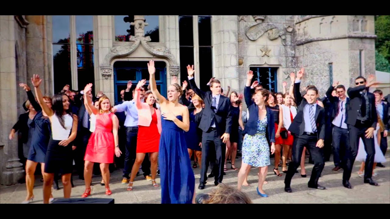 flash mob Mariage Marine et Laurent