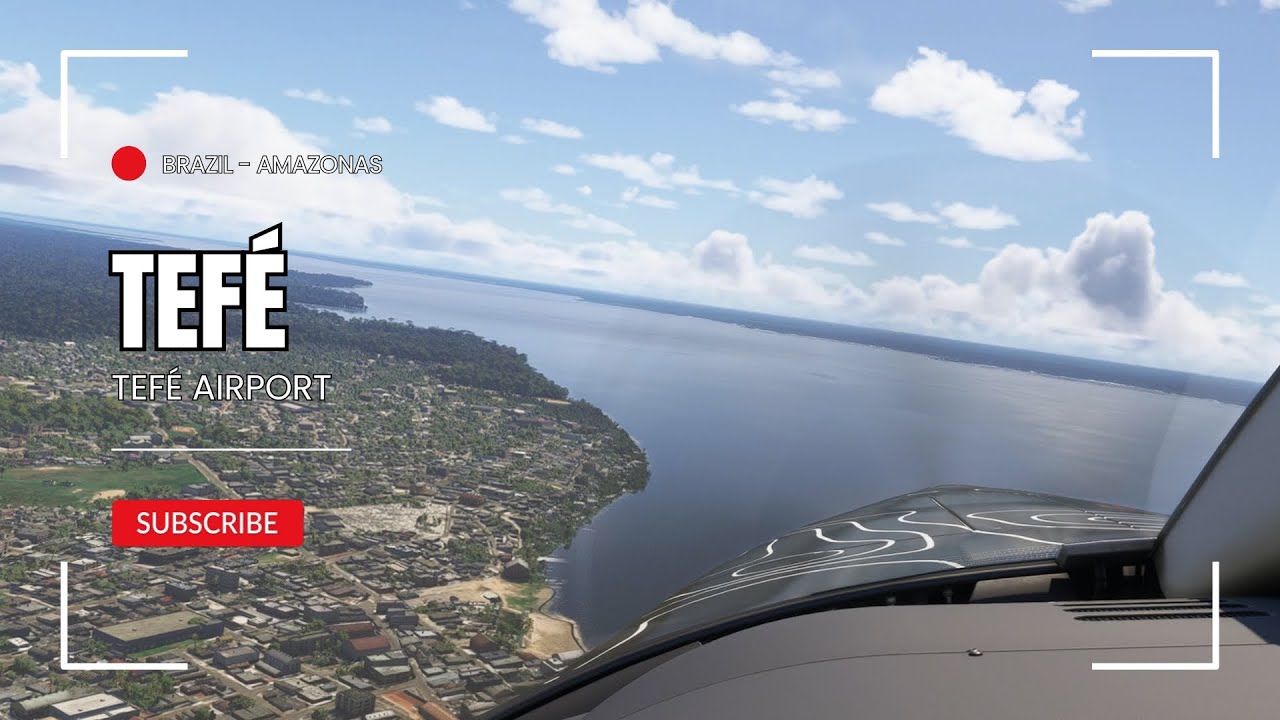 Landing in Tefé | Amazonas Brazil | Tefé Airport (SBTF) 