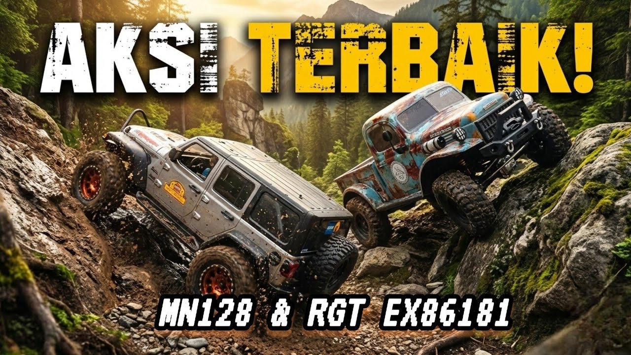 Aksi Terbaik RC 4x4! RGT EX86181 vs MN128 🔥 | RC Best Action