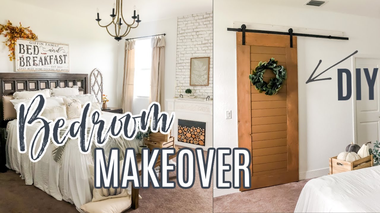 DIY FARMHOUSE MASTER BEDROOM MAKEOVER | NEW HOME BUILD DECORATING IDEAS | NEW BUILD TO CUSTOM MADE