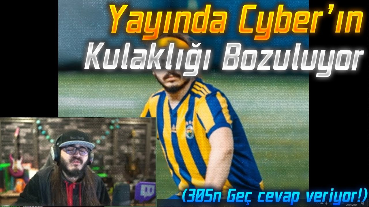 Kendinemuzisyen - Yayında Cyber'ın Kulaklığı Bozuluyor! (30 Saniye Geç Cevap Veriyor)