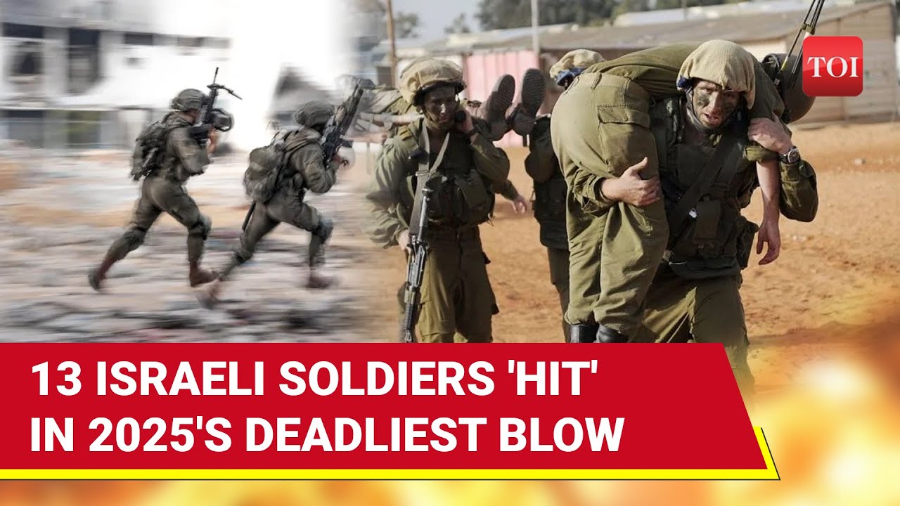'13 Israeli Casualties': IDF 'Crushed' In 'Deadliest Blow' By Hamas Of 2025 | Gaza Latest