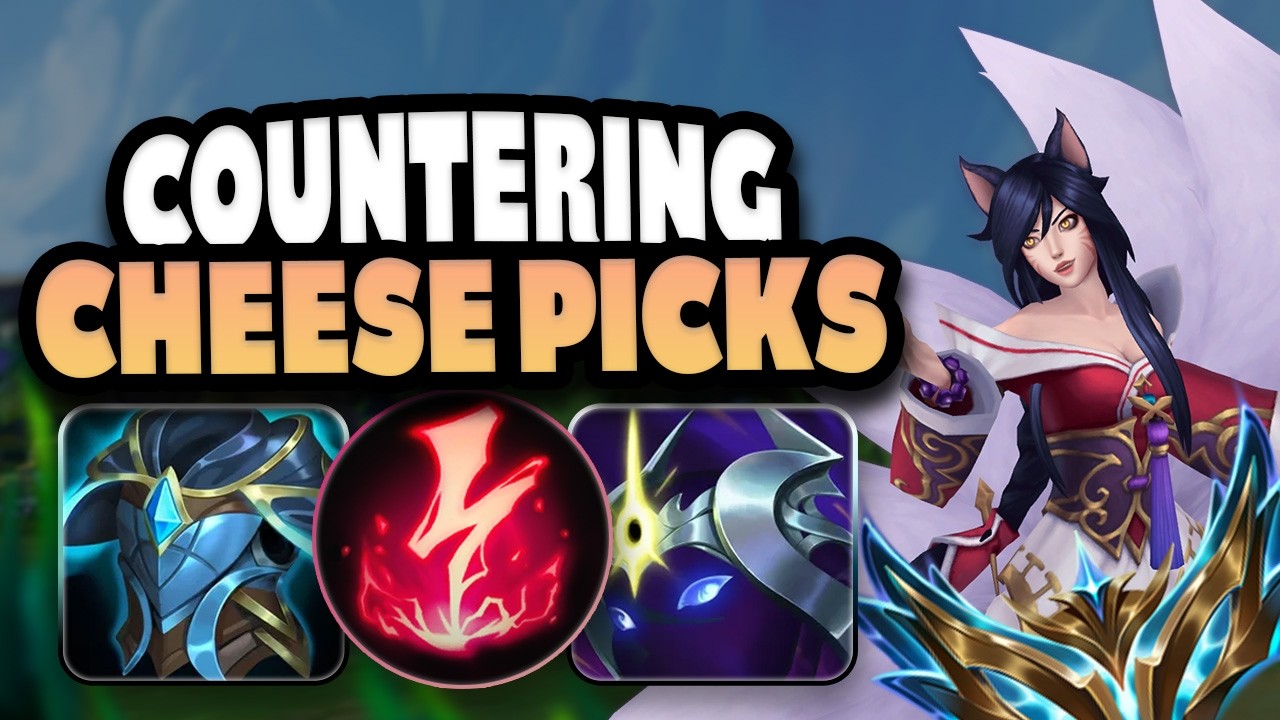 Rank 1 Ahri Mid Lane Countering Cheese Picks