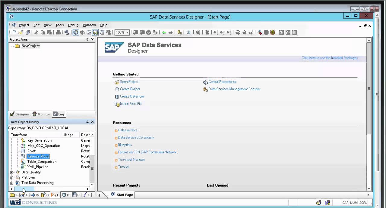 Обзор SAP Data Services (Введение)