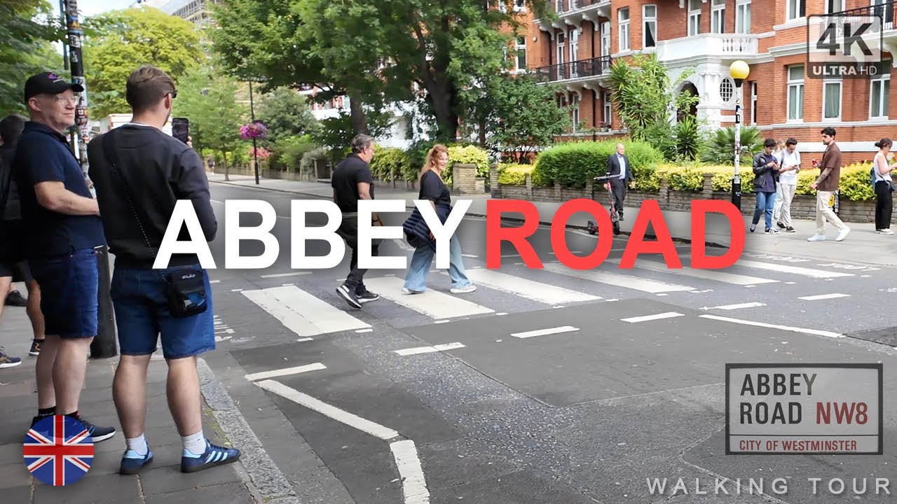 Beatles Abbey Road Experience - Walking Tour [4k]