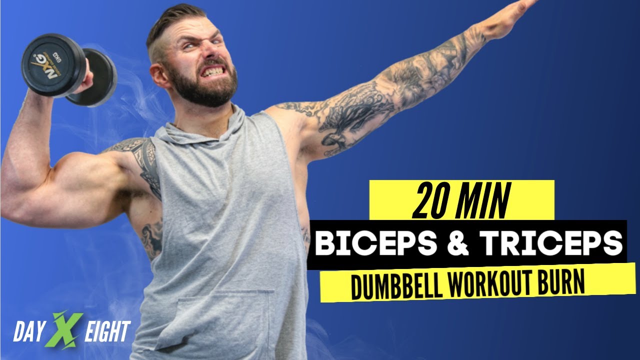 20 Min Arm Workout At Home With Dumbbells | Day 8 | Xpress Bootcamp