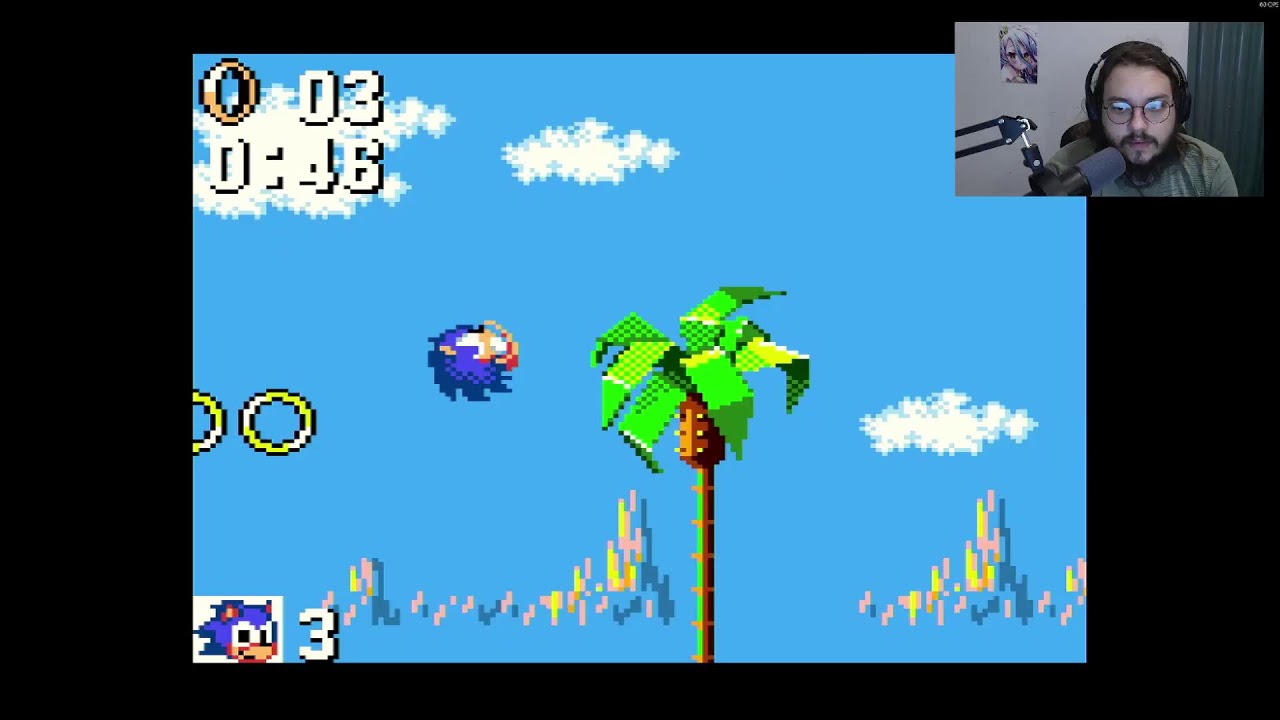 Agora com o sonic amarelo