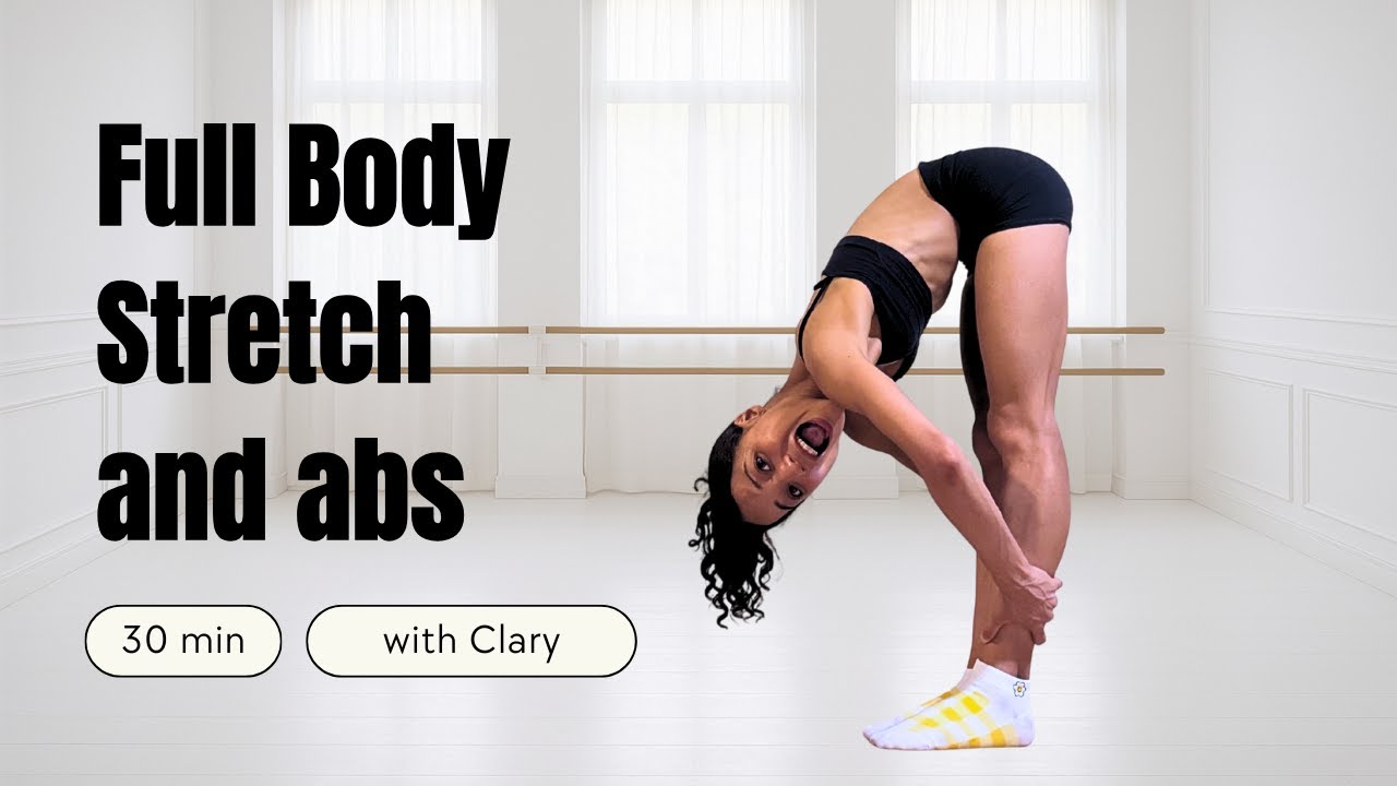 Full Body streching and Abs like a ballerina !