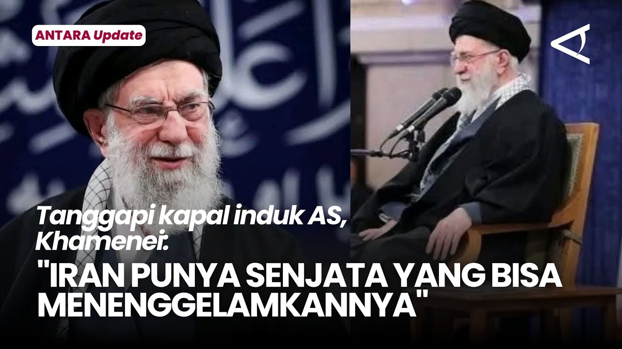 Respons pengiriman Kapal Induk AS, Khamenei: Punya senjata yang bisa menenggelamkannya