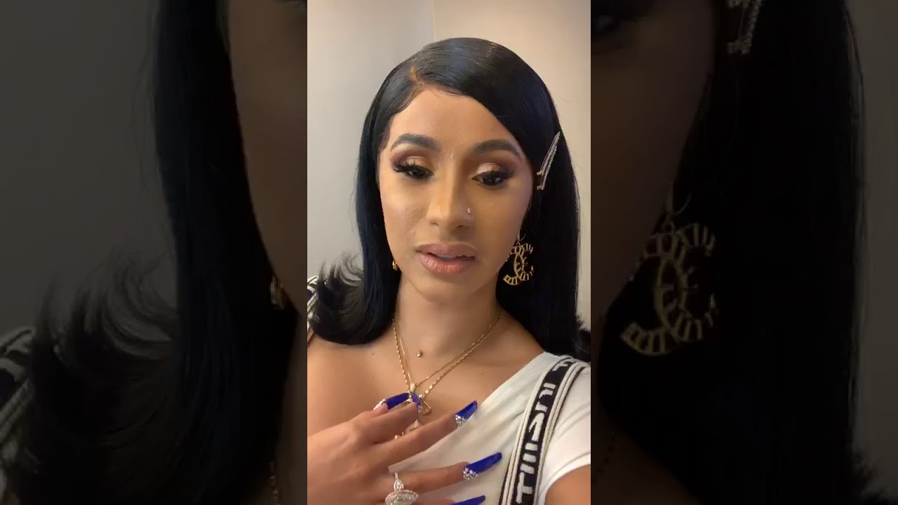 Cardi B & KK on IG Live @iamcardib 8-4-19