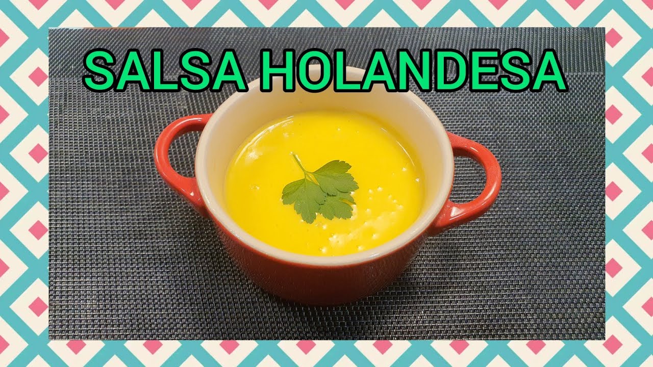 SALSA HOLANDESA🧈 FÁCIL Y RÁPIDO