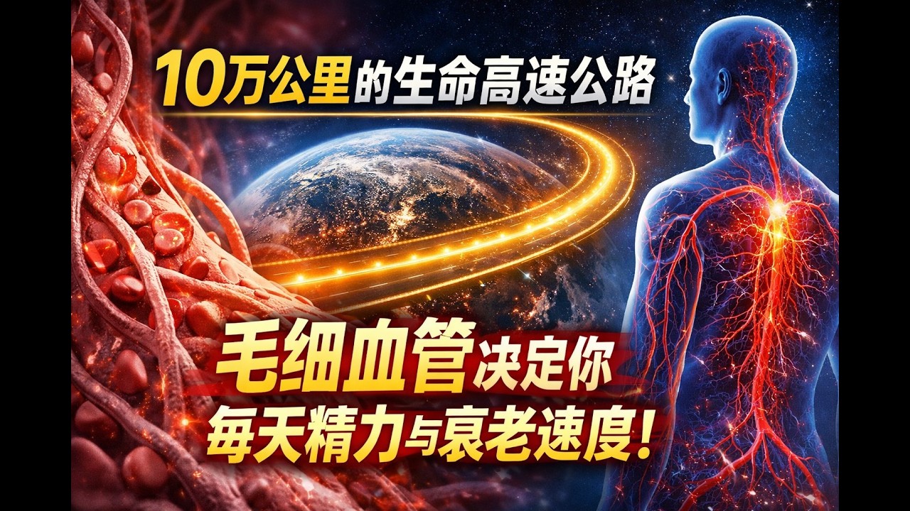 10万公里的生命高速公路：毛细血管决定你每天精力与衰老速度！