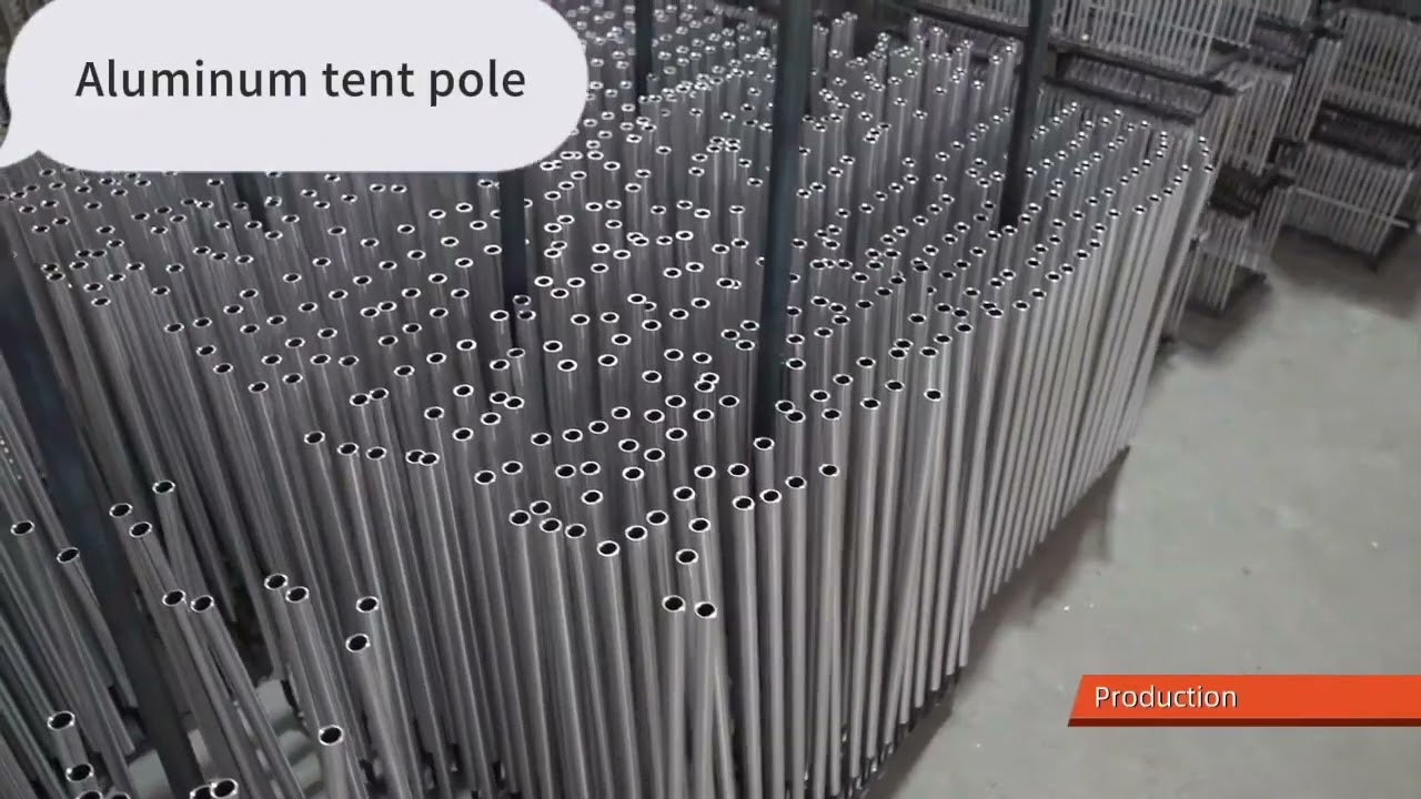 Light, Durable for outdoor tent. #aluminumtentpole #campinggear #outdoorlife #tentsetup #campingtest