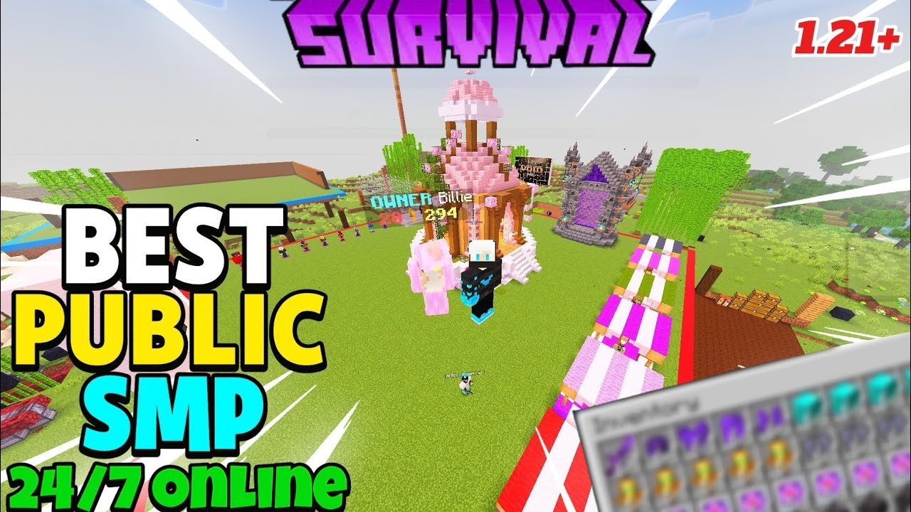 🤯 Best Free Public Smp Server For Minecraft Cracked 🌿 | Java + Pe | 24/7 Online | Anyone Can Play ✨