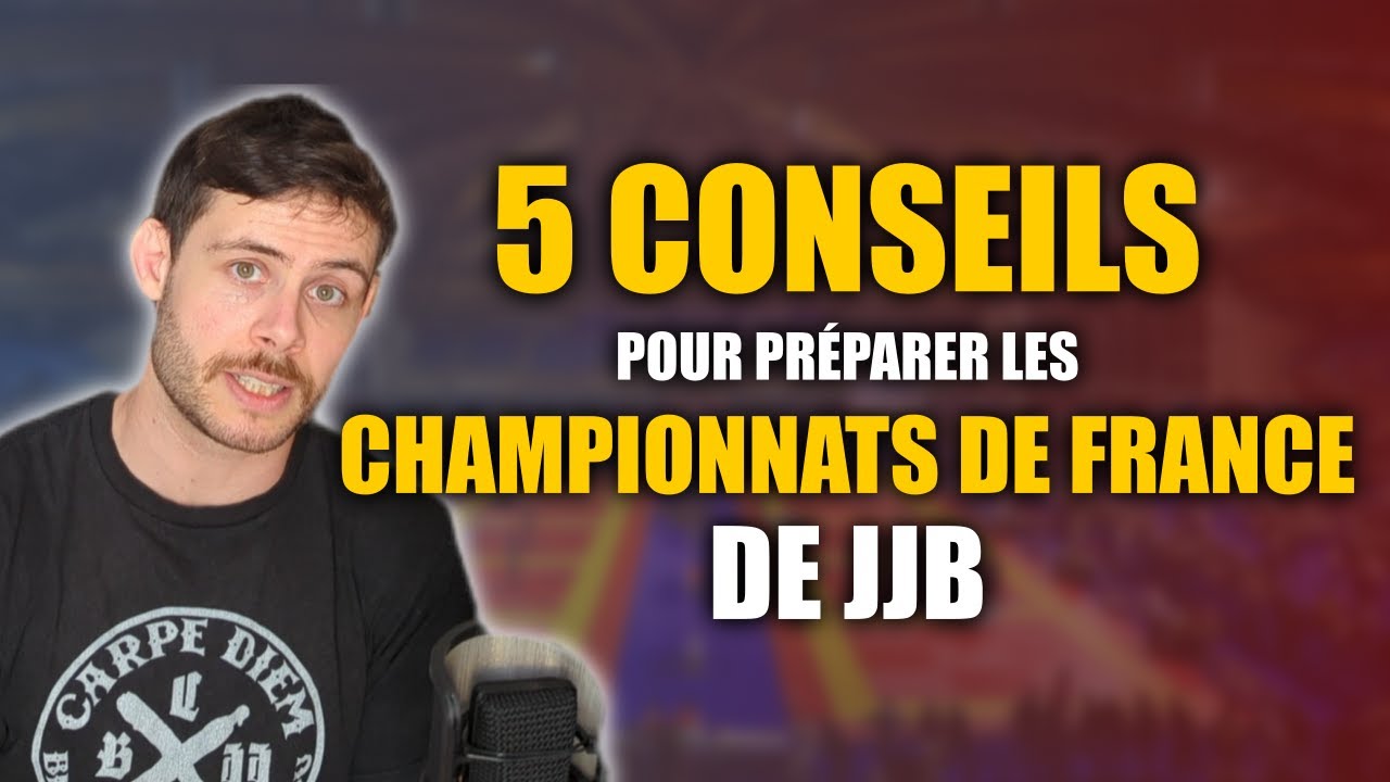 5 conseils pour t'aider à bien préparer les championnats de France de JJB ! 🏆