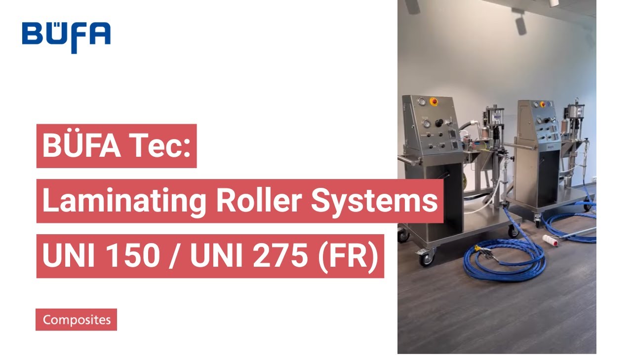 BÜFA®-Tec Laminating Roller Systems Unit 150Uni 275  (Français)