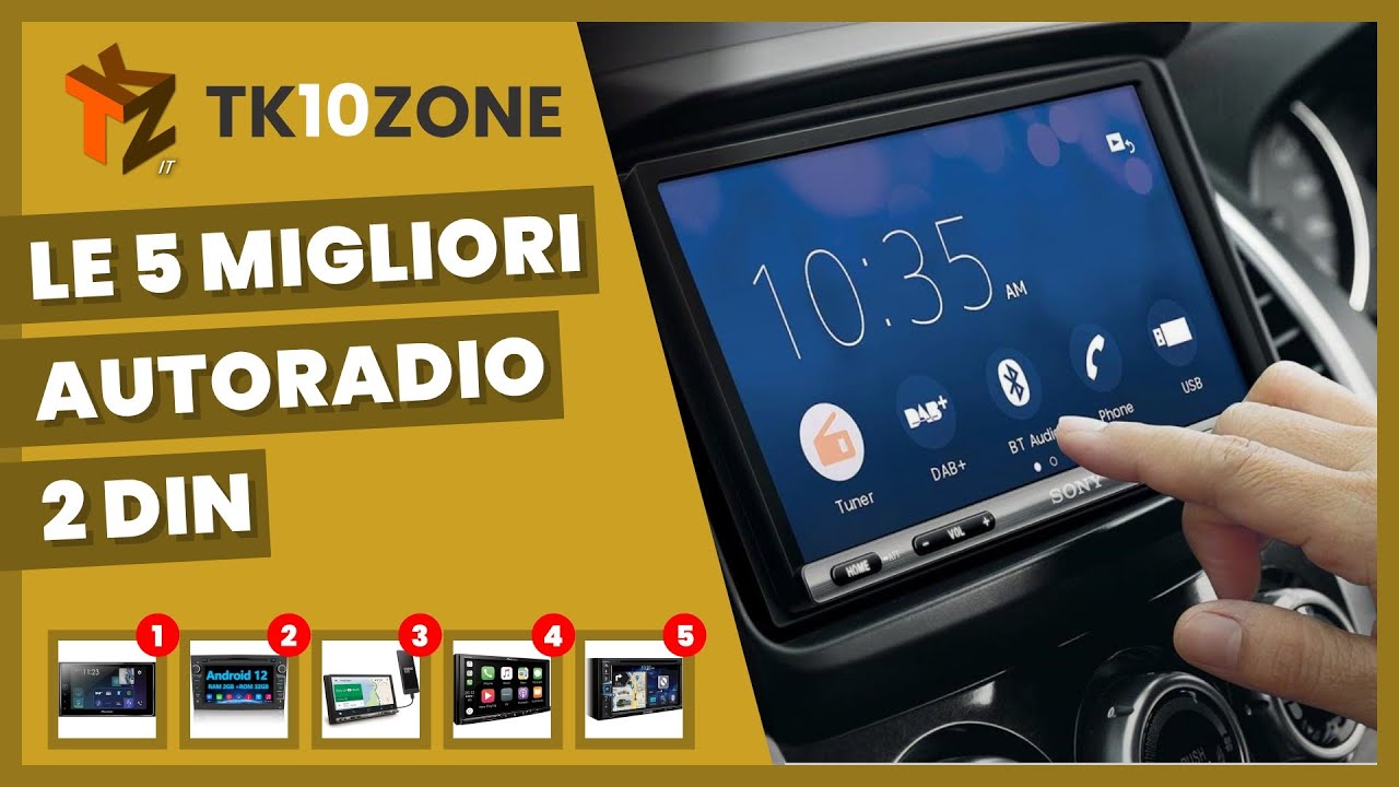 Le 5 migliori autoradio 2 DIN