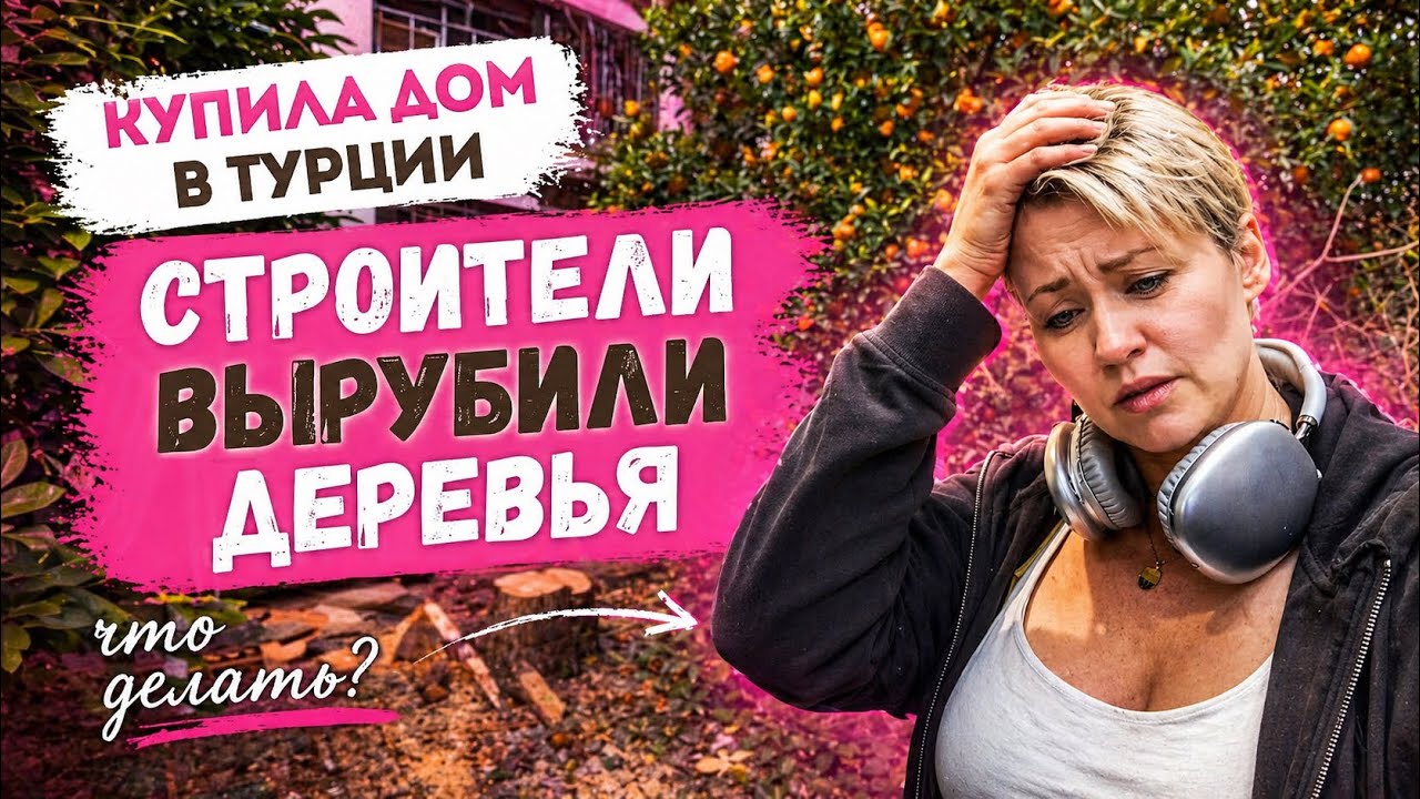 ШОК😱 Строители спилили наши деревья | Что произошло