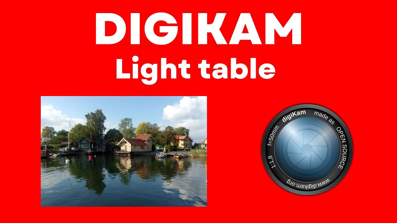Digikam light table