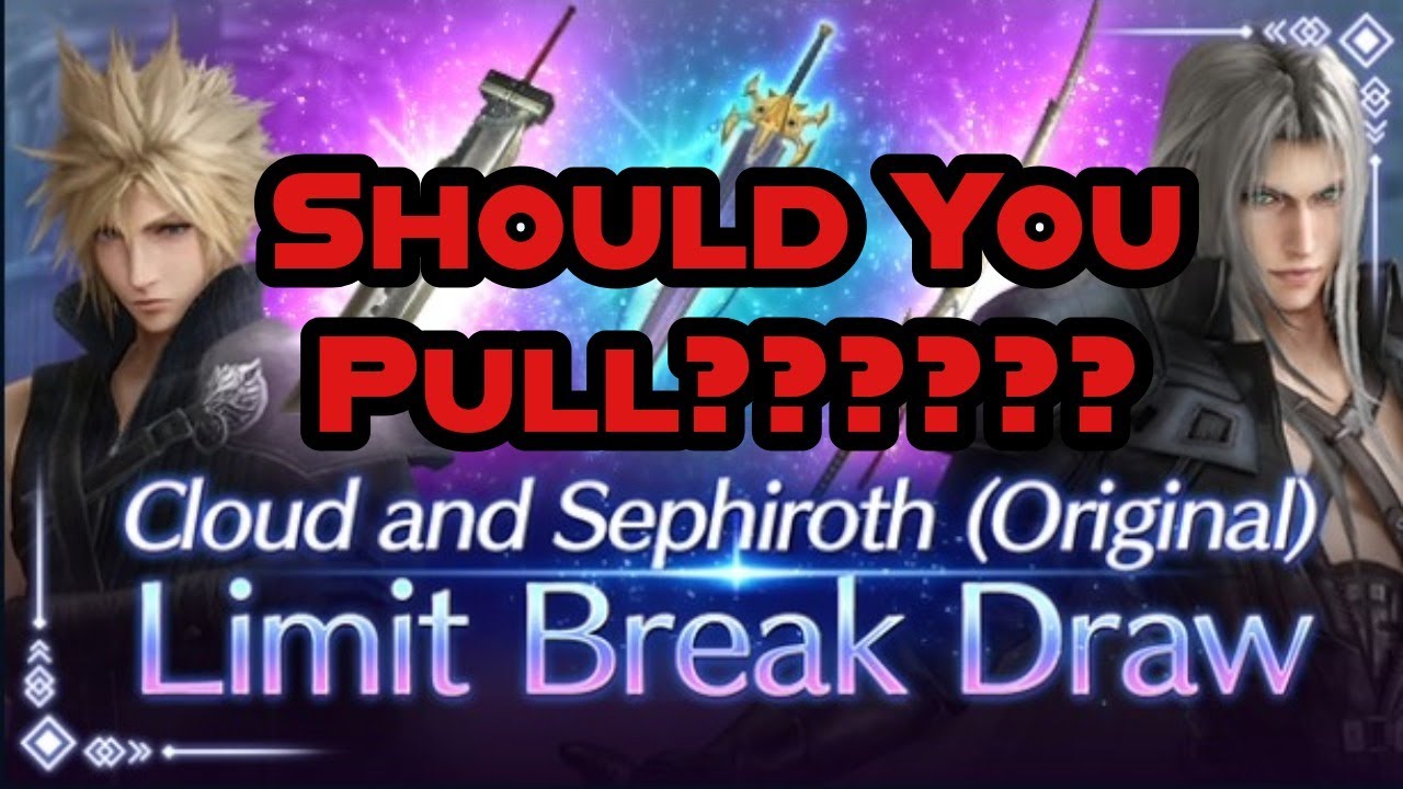 FF7 Ever Crisis Should You Pull on the Cloud and Adult Sephirtoh Limited Banner