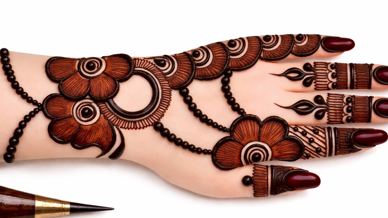 Very beautiful mehndi design back hand | simple mehndi design | mehndi ka design | mehandi | #mehndi