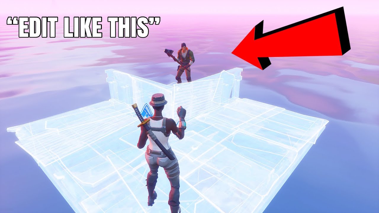 Я нанял тренера по монтажу Fortnite... (Плаваю его)