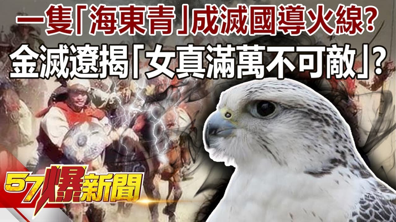 一隻「海東青」成滅國導火線？ 金滅遼揭「女真滿萬不可敵」！？-劉燦榮 徐俊相《57爆新聞》精選篇 網路獨播版-1900-4