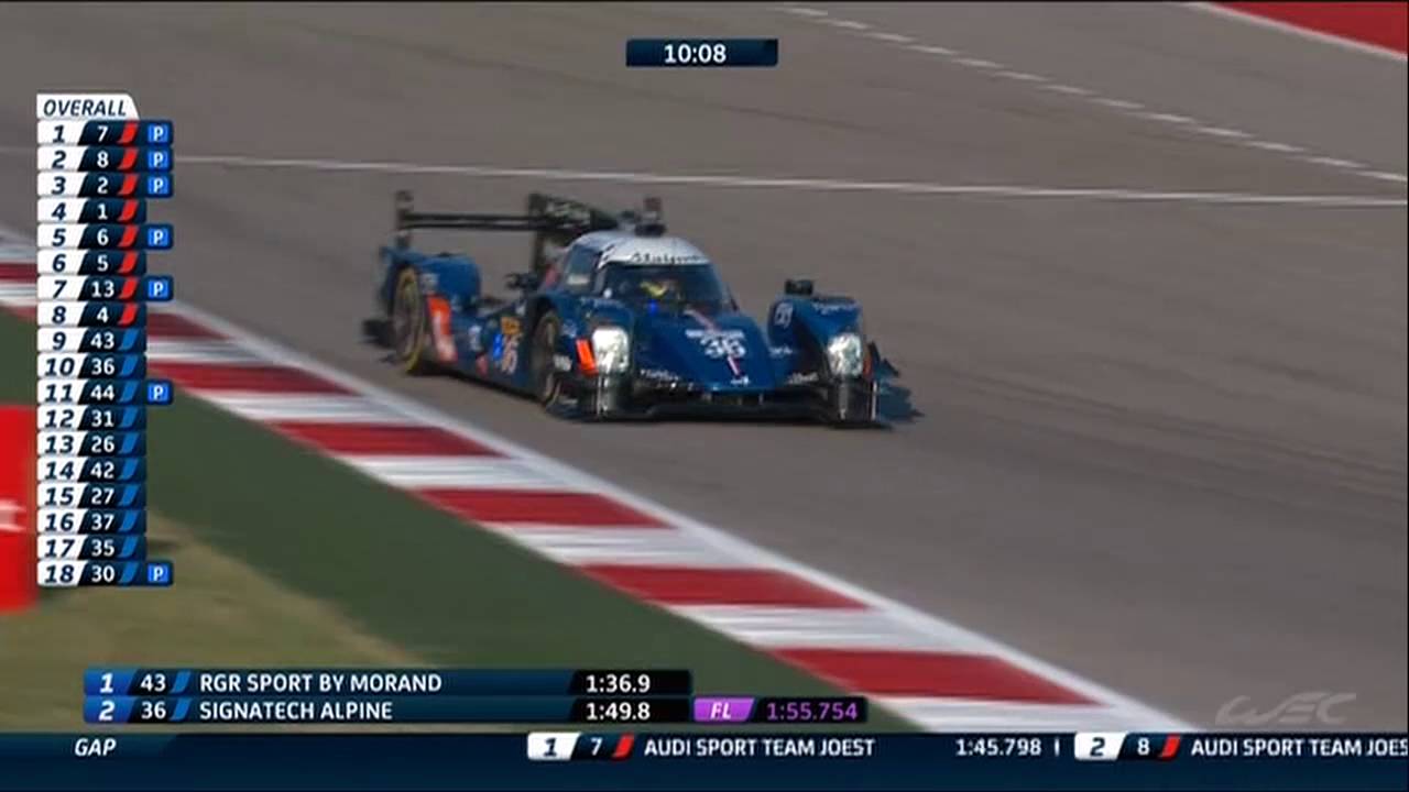 Alpine #36 Gets Pole in LMP2