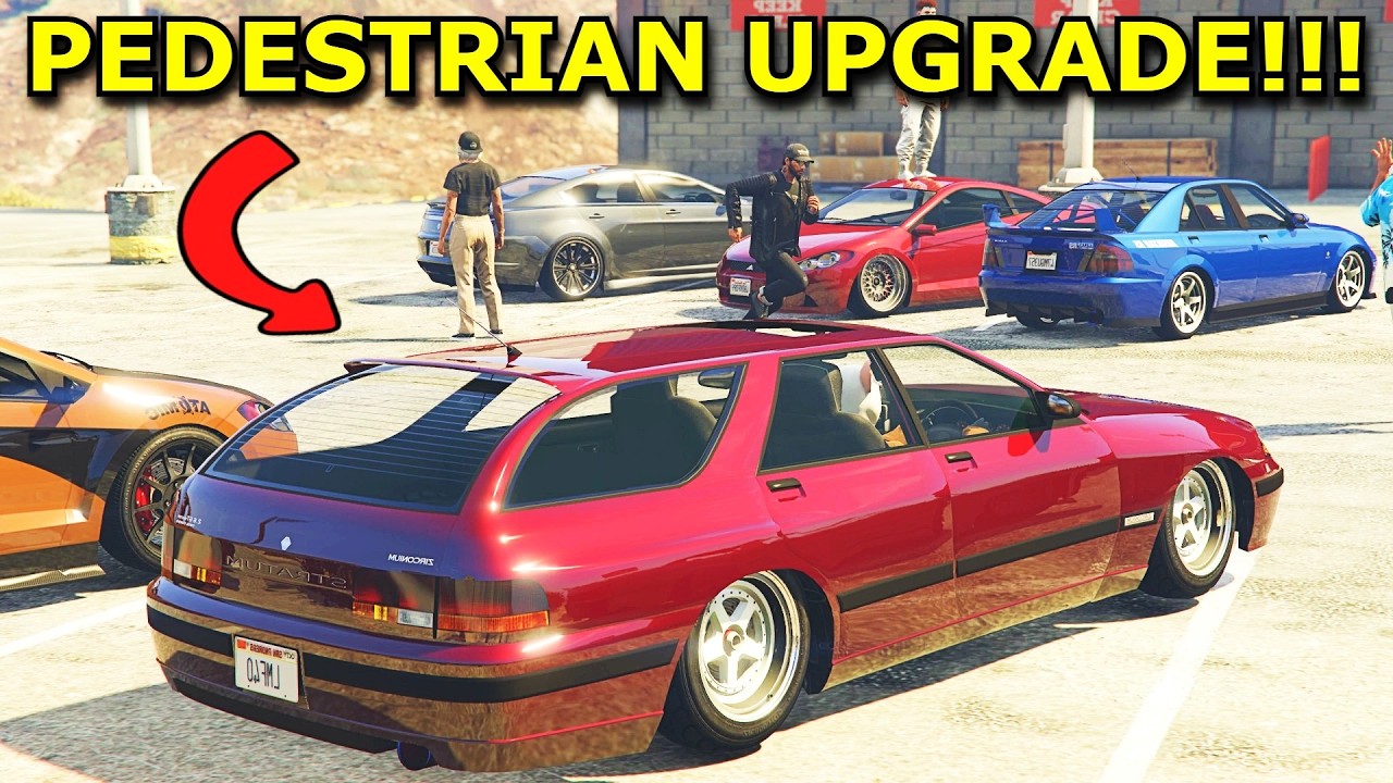 We Converted PEDESTRIAN Cars Into Modified Show Cars In GTA Online