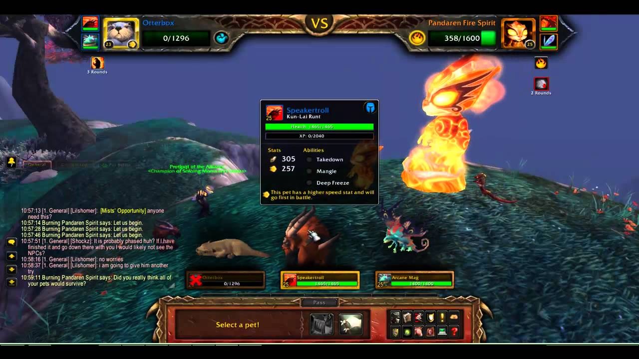 Burning Pandaren Spirit ~ Pandaren Fire Spirit guide! Mists of Pandaria Pet Battle Master 5.1