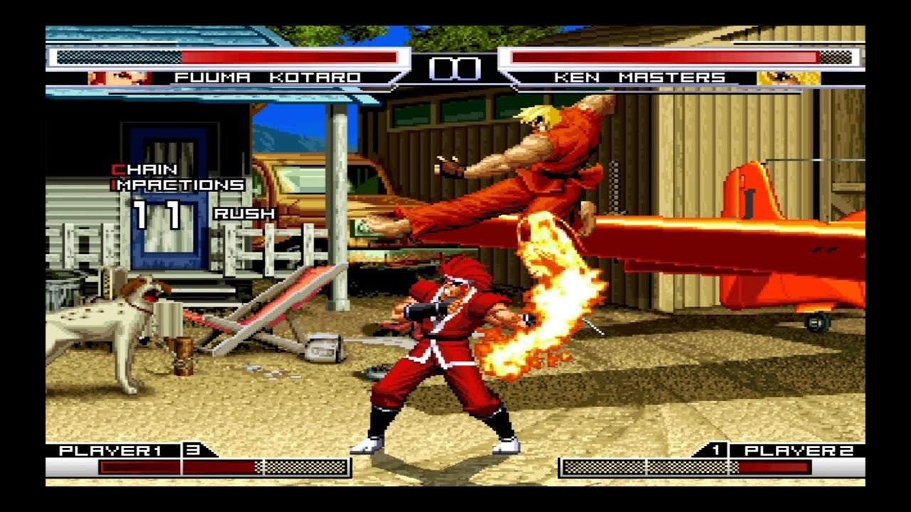 KOF MUGEN || Fuuma Kotaro Vs Ken Master || Battle OF Flames || Epic Fight