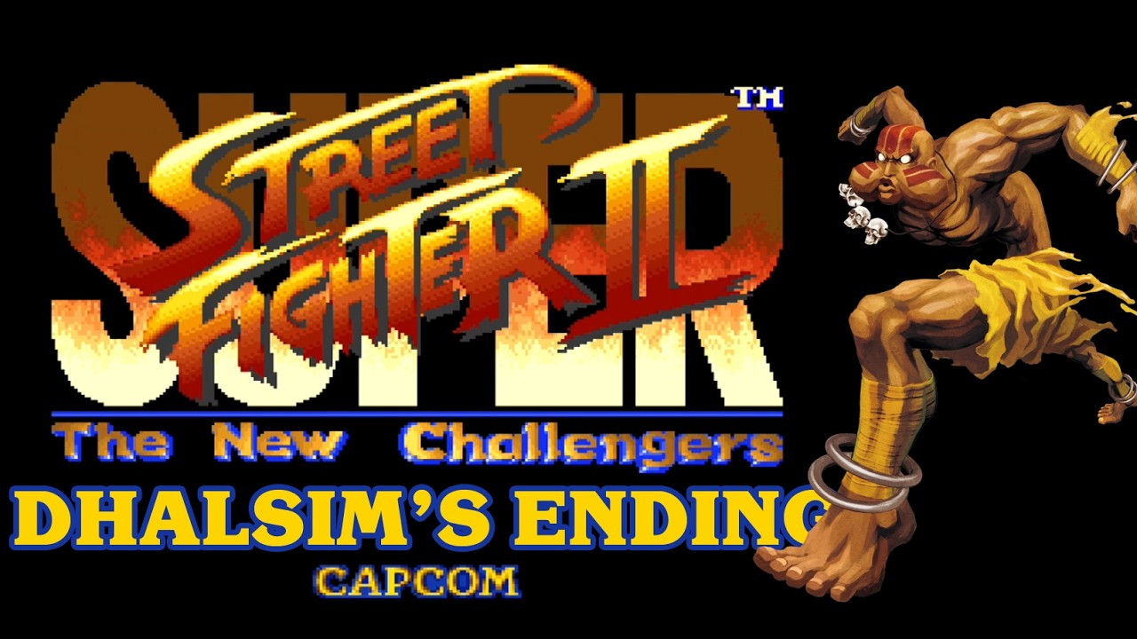 Super Street Fighter II: The New Challengers | Dhalsim Ending | Super Nintendo Entertainment System