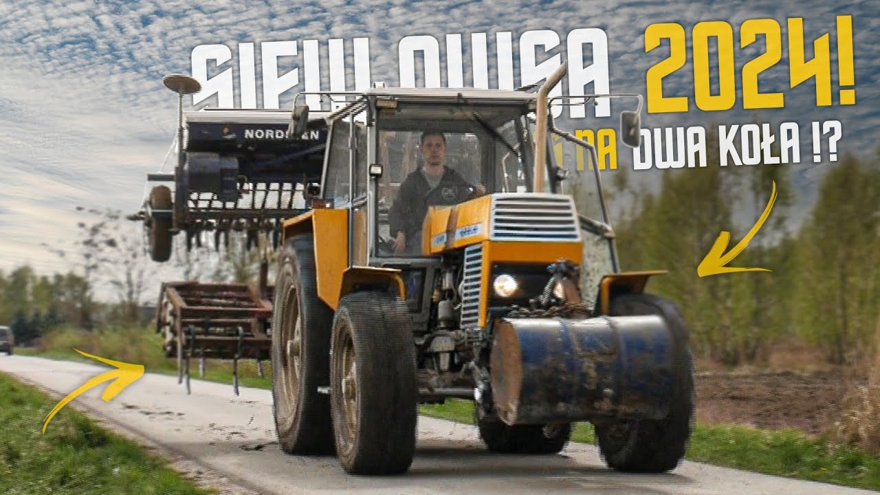☆Ursus Na Dwa Koła!?☆Mokre Siewy Owsa 2024!☆Ursus C-385 W Akcji!?☆[ENGINE SOUND]☆Gr Łabendowicz☆