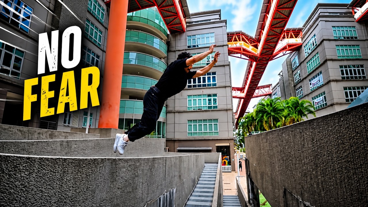 CRAZY SPOT FOR PARKOUR IN THE URBAN OF KUALA LUMPUR