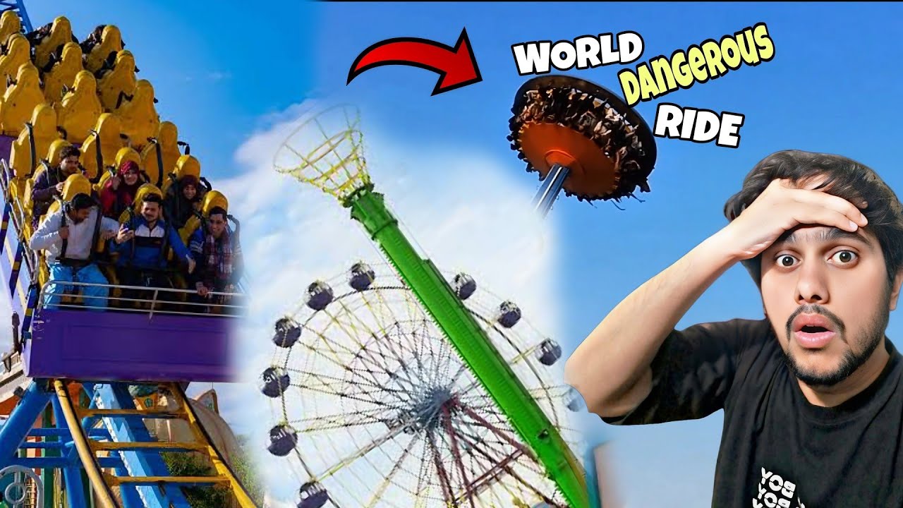 Biggest Rides In Joy Land Rawalpindi | Joy Land Rides | World Dangerous Rides 😱