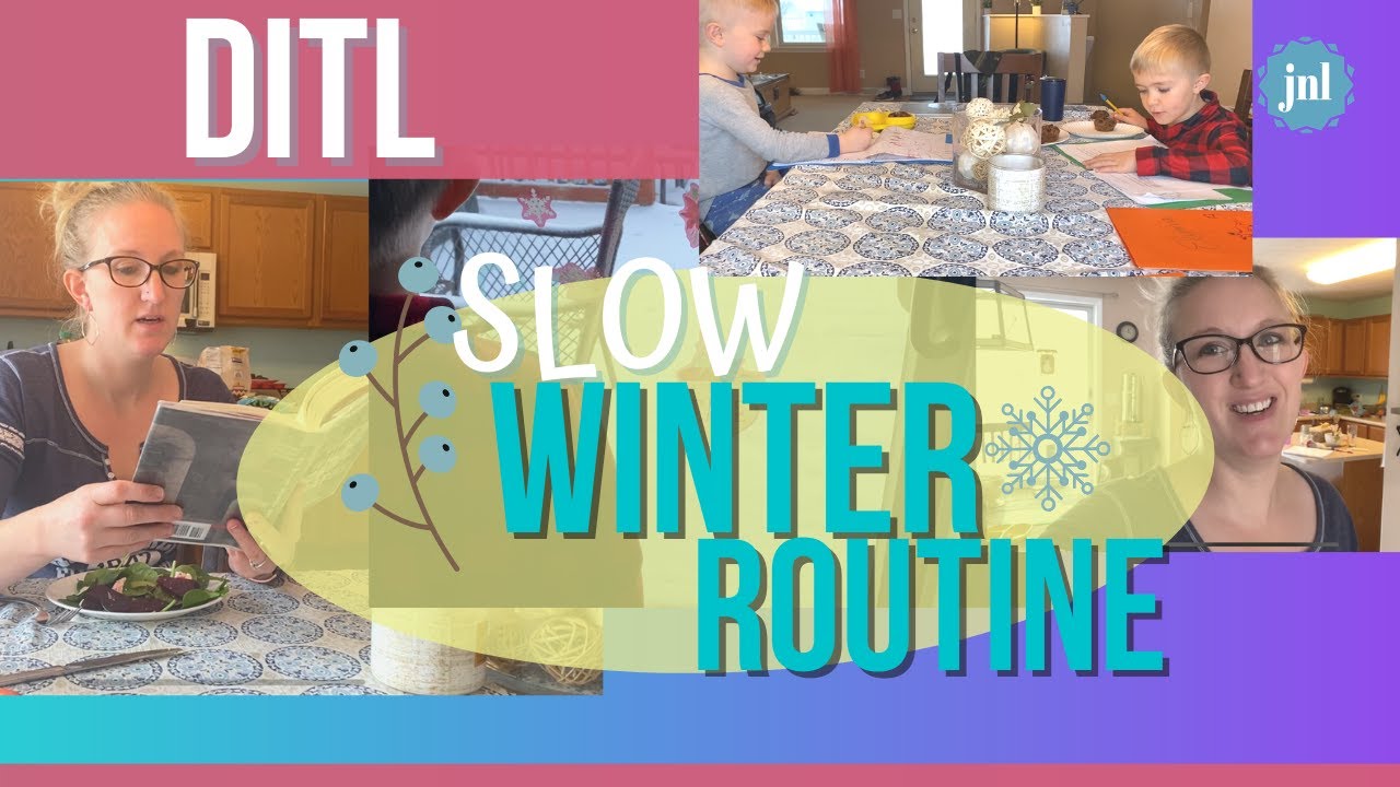 DITL | WINTER HOMESCHOOL ROUTINE | MOM OF THREE