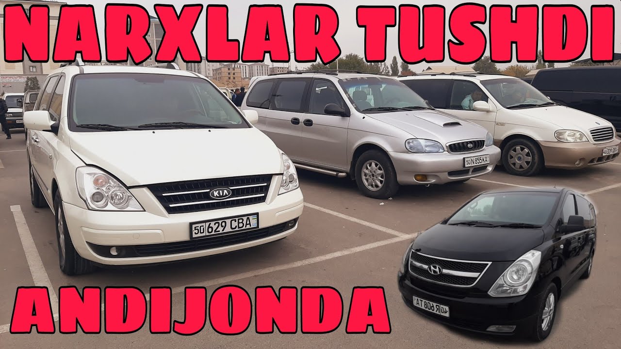 ANDIJON BOZORIDA  KIA KARNIVAL ZAVOTISKOY PROPAN METAN BENZINGA YURADI 4000$ BOSHIGA 1 YIL