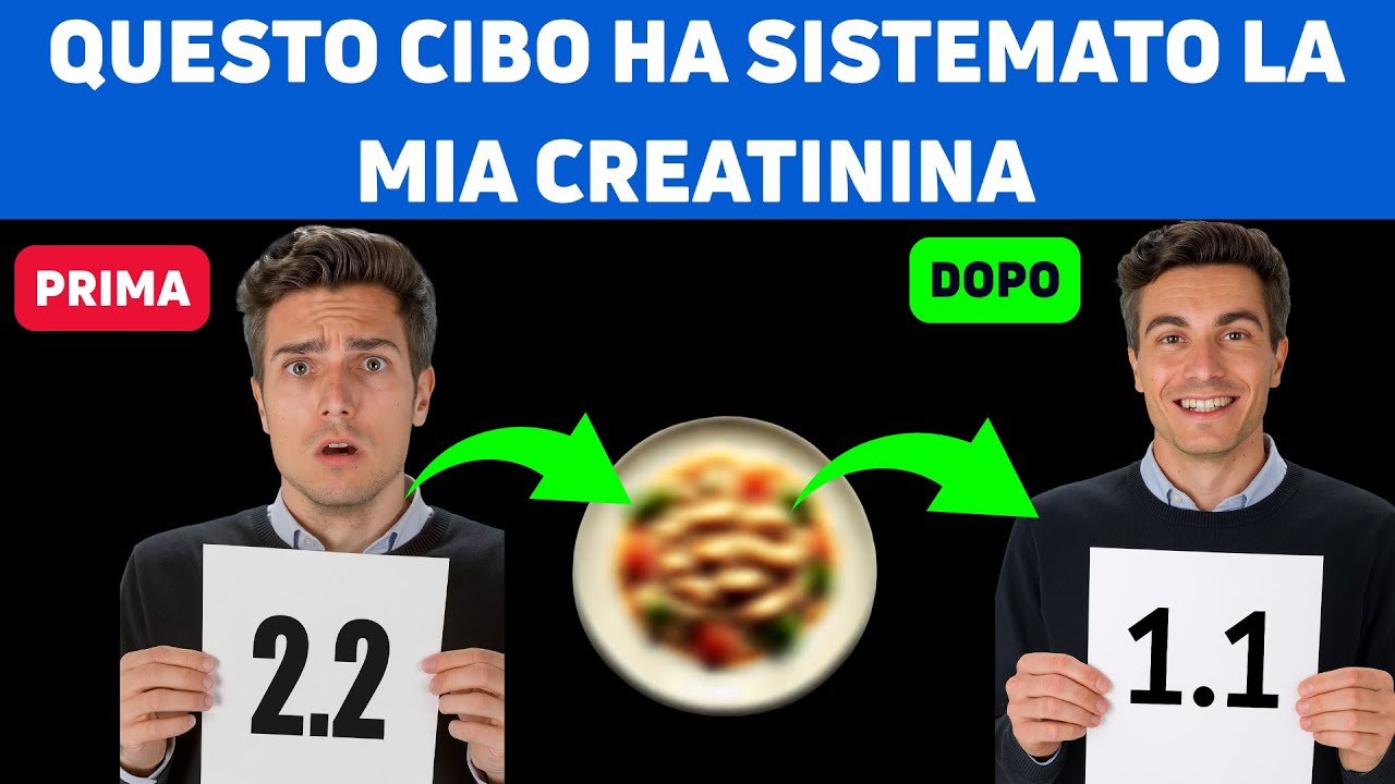 Anziani: La tua CREATININA NON scenderà MAI se ti manca QUESTO cibo!