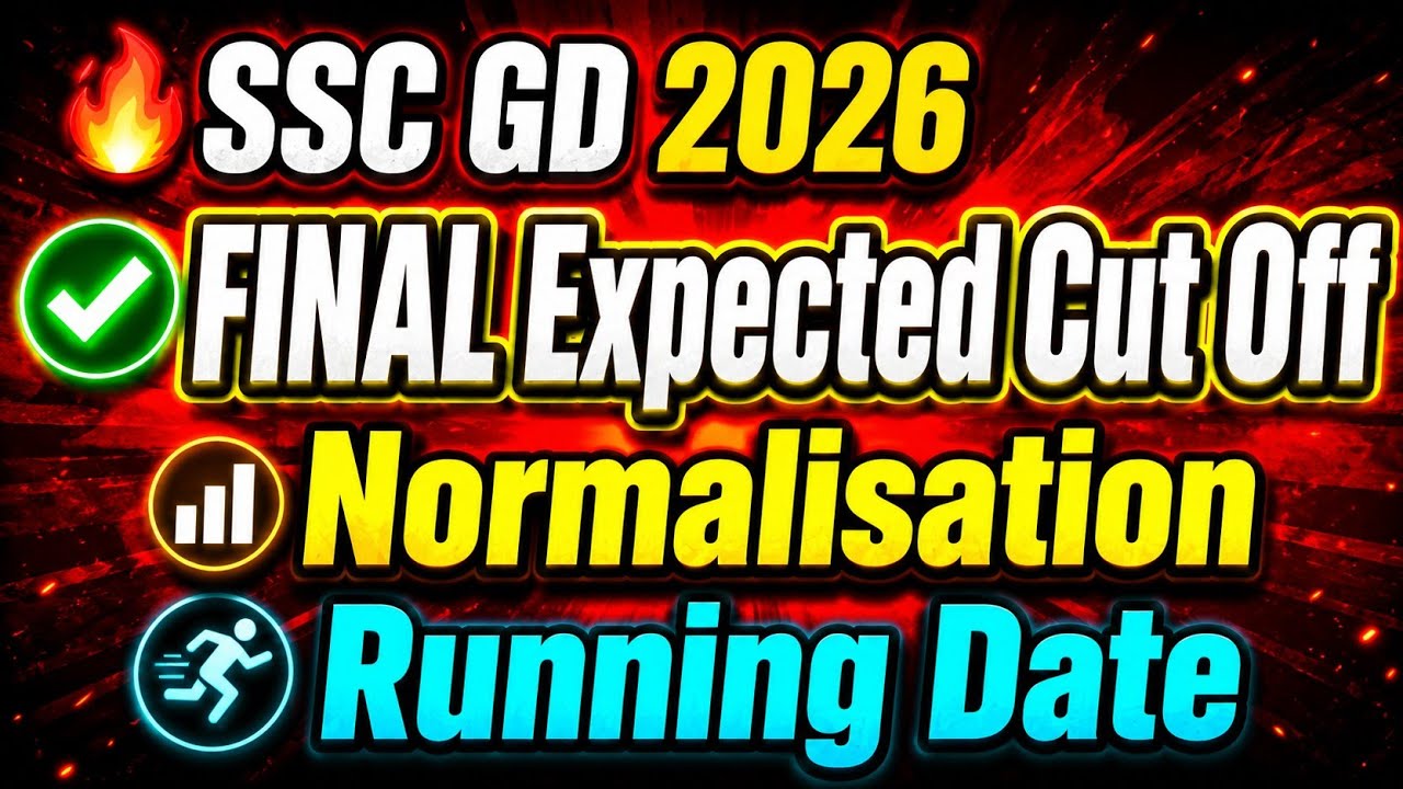 SSC GD 2026 Final Cut off | ssc gd 2026 physical date | ssc gd 2026 important latest update #sscgd 