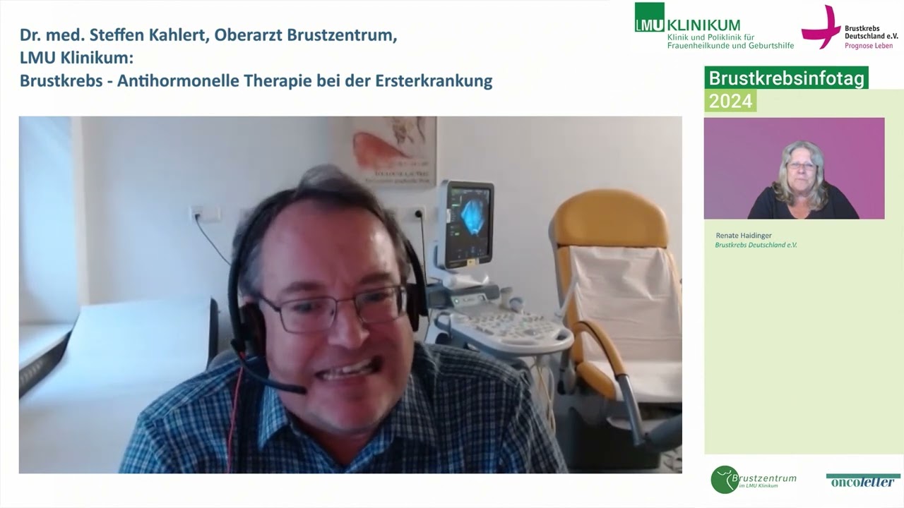Brustkrebsinfotag 2024 | Brustkrebs - Antihormonelle Therapie bei der Ersterkrankung