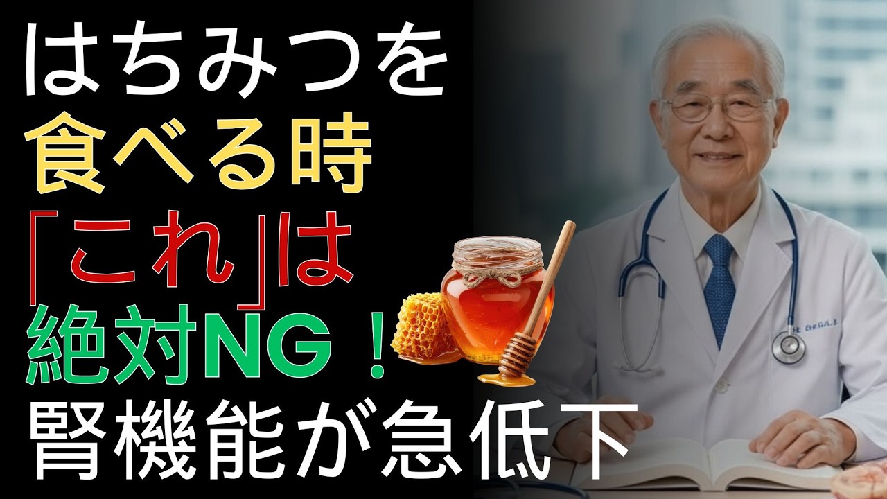 蜂蜜と豆腐の危険な食べ方｜知らないと腎臓を壊す習慣と医師の警告 |ドクター健康ラボ