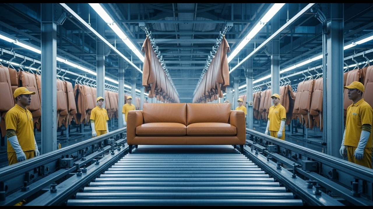 Inside the Luxury Furniture Factory &ndash; Full Process Million-Dollar Leather Interiors Are Made