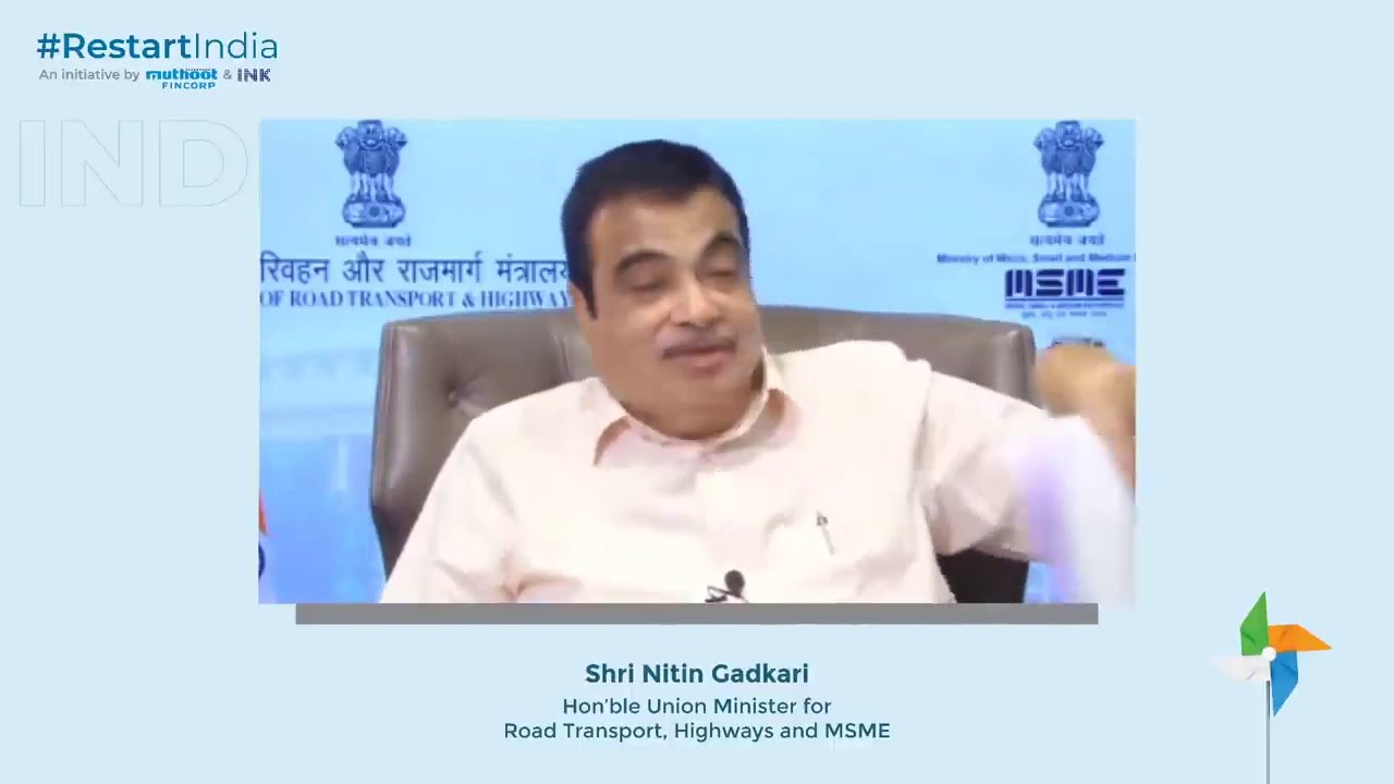 Rise again with #RestartIndia : Event launch with Nitin Gadkari