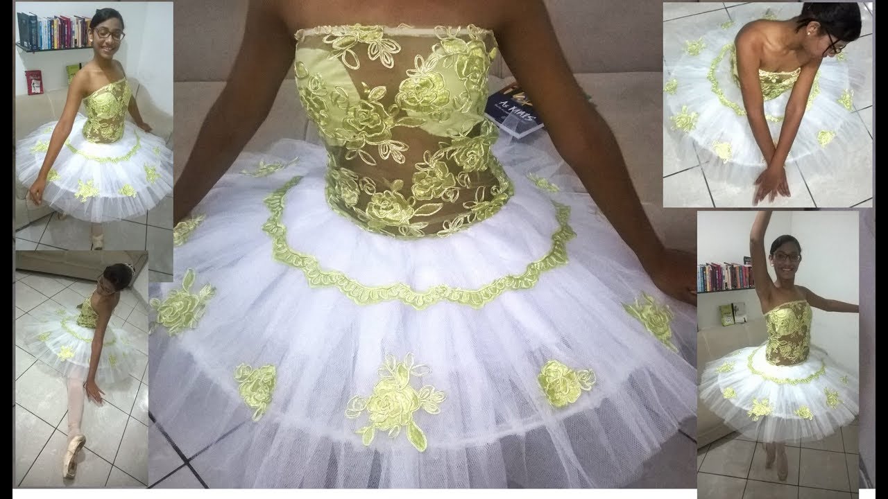 Como fazer tutu bandeja figurino de bailarina