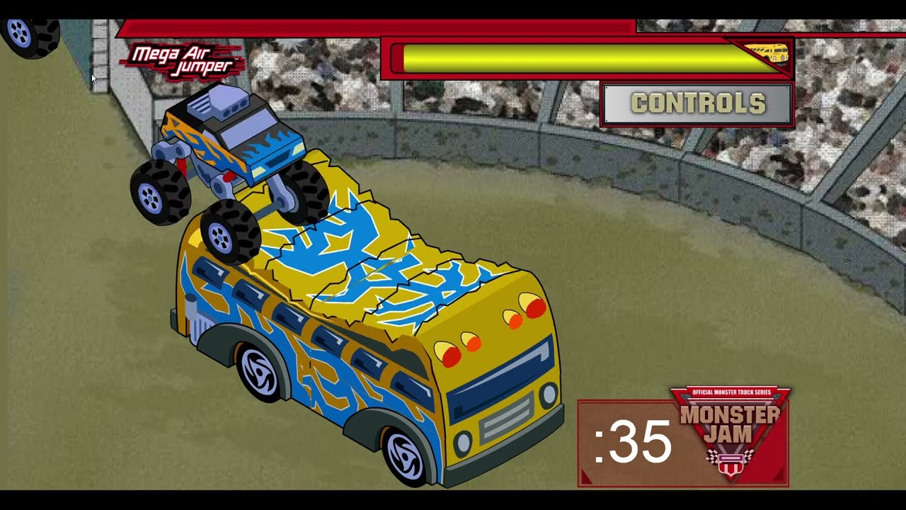Monster Jam: Mega Air Jumper - Hot Wheels Flash Game