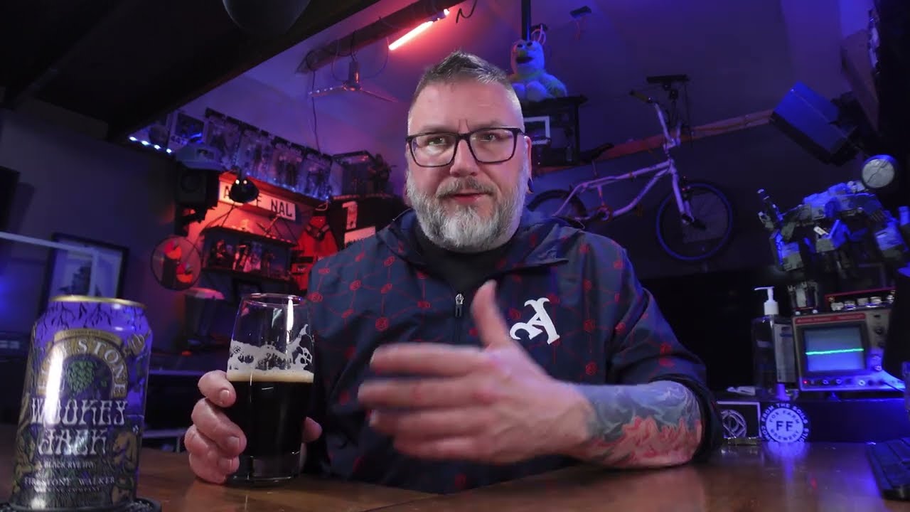 Обзор пива Massive Beer Review 4729 Firestone Walker Brewing Co Wookey Jack Black Rye IPA