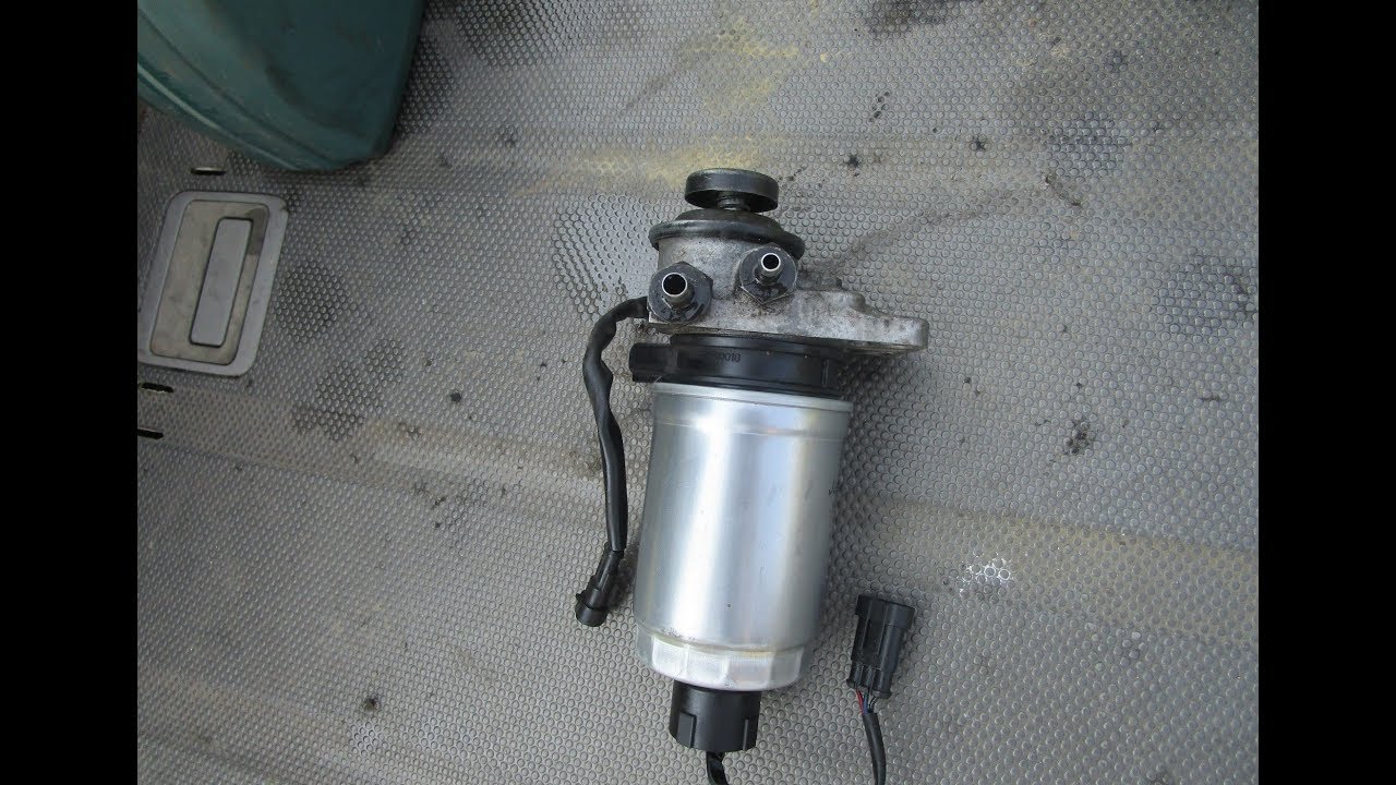 Kia Sorento 2,5 Crdi How to change fuel filter
