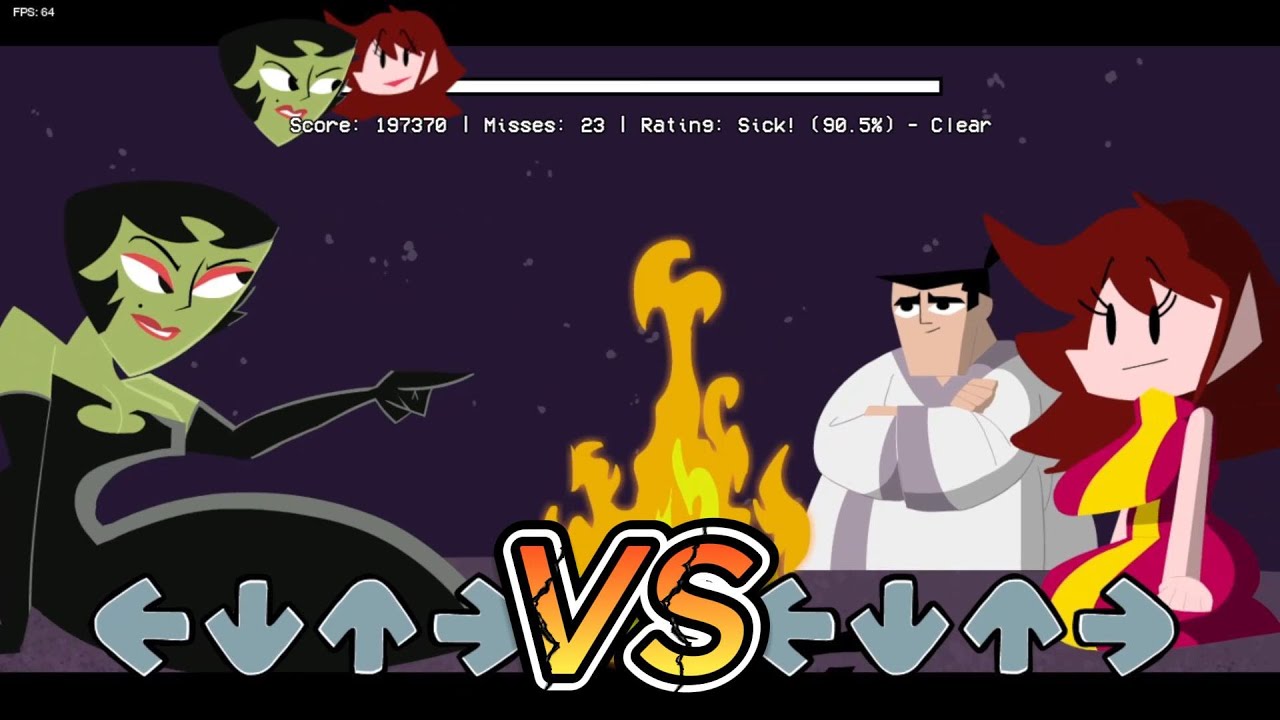 GF And Samurai Jack [FNF MOD]