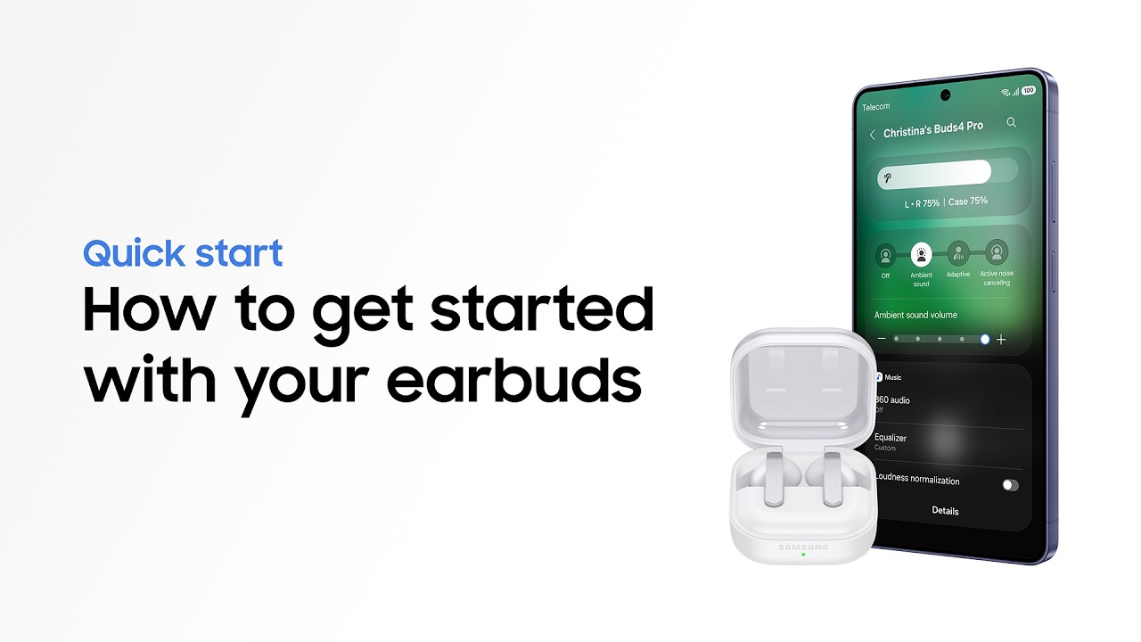 How to easily connect and use | Galaxy Buds4 Series | Samsung