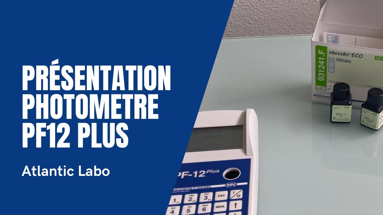 Présentation PHOTOMETRE PF12 Plus - MACHEREY NAGEL